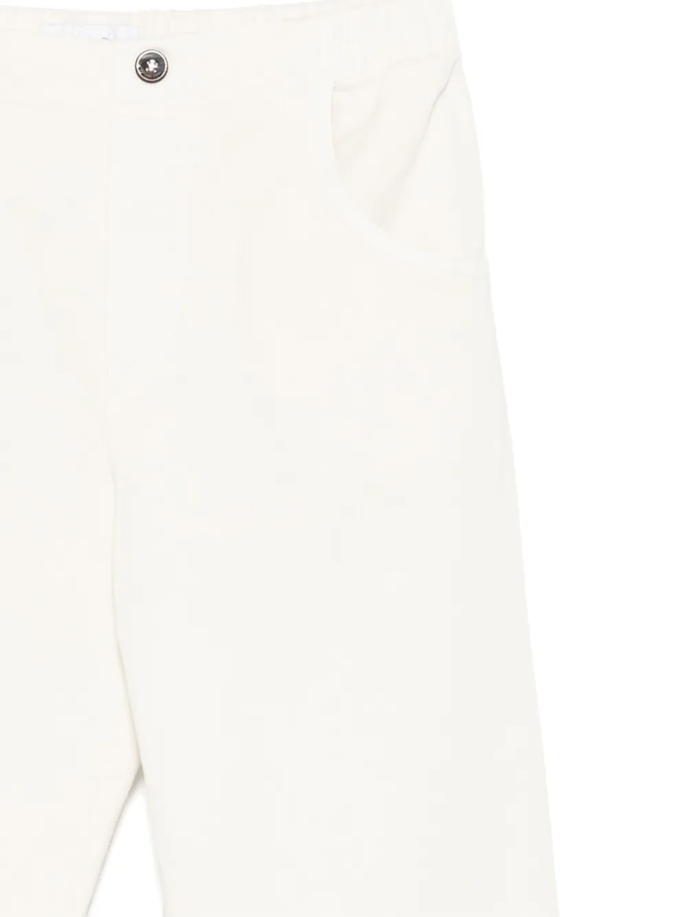 michael coal Chino met logo Wit