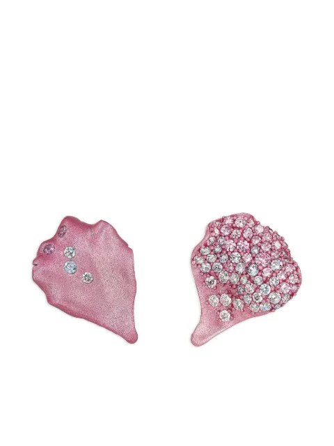 Anabela Chan 14kt yellow gold Blush Petal earrings