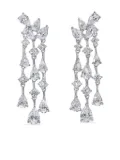 Anabela Chan 18K white gold mini Chandelier diamond earrings