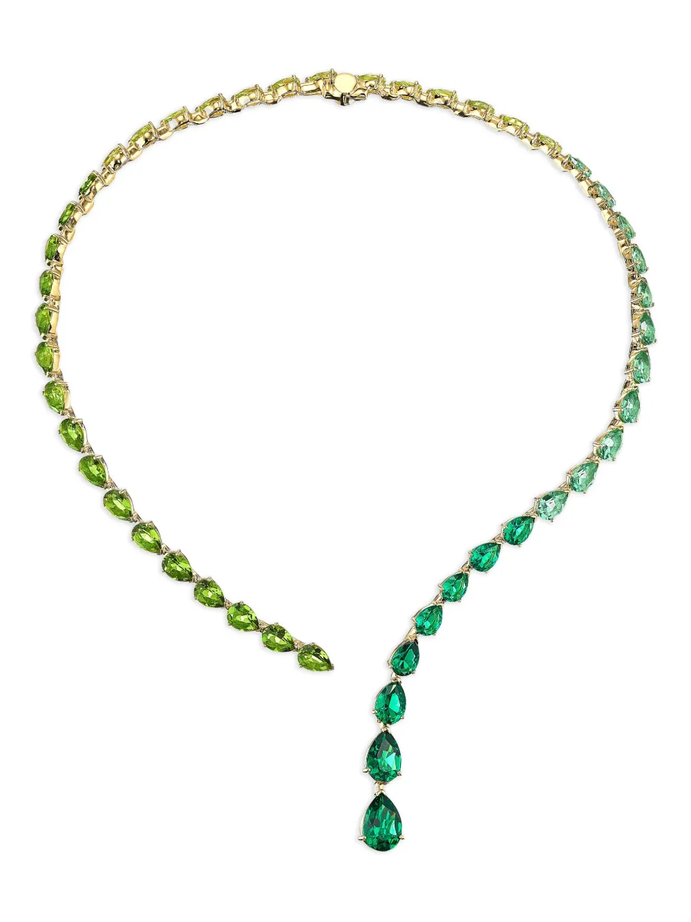 18kt yellow gold Nova multi-stone necklace