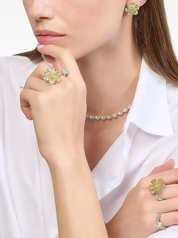 ANABELA CHAN フラワーリング Anabela Chan 18kt Rose Gold Cinderella Pink Sapphire