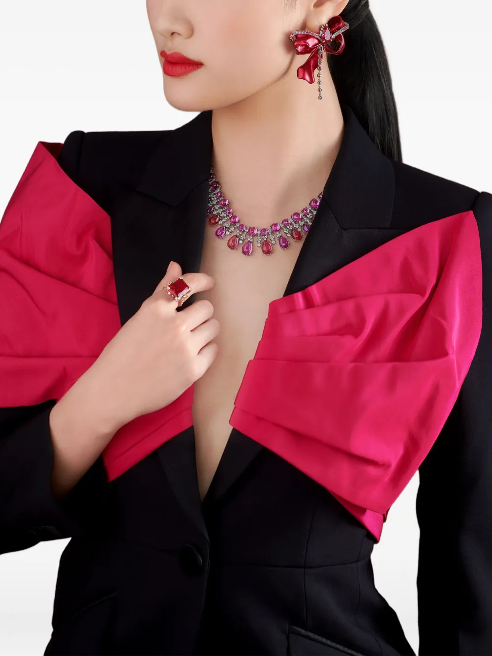 Anabela Chan 18K white gold Tutti Frutti necklace | Image 2