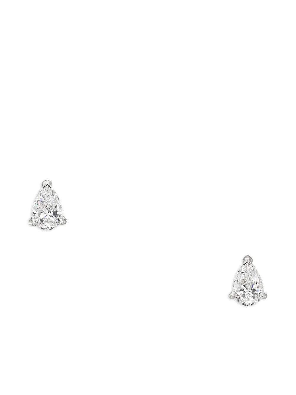 Anabela Chan 18kt White Gold Snowflower Twinkle Diamond Earrings In Metallic
