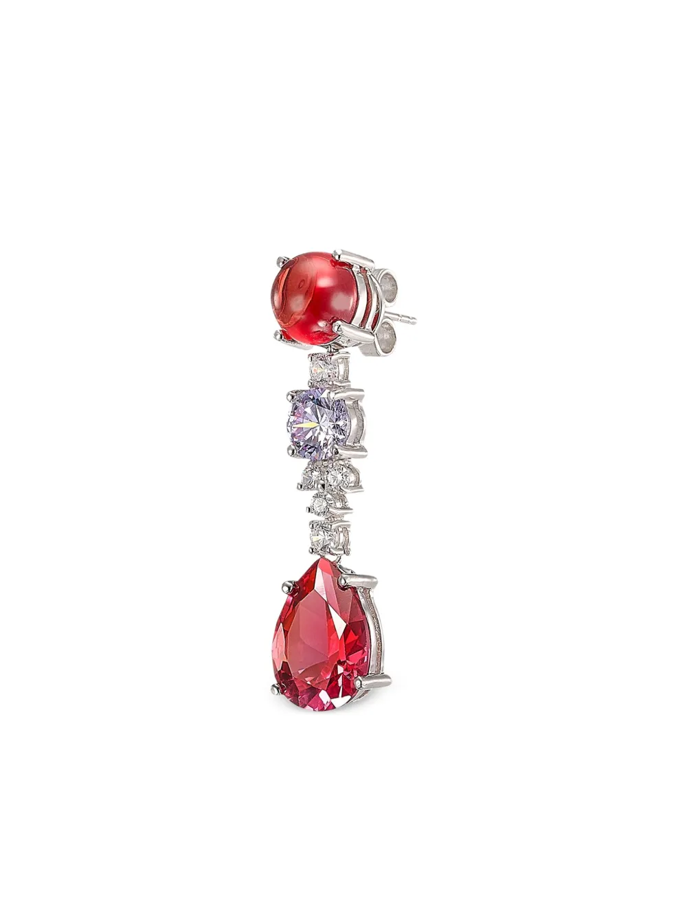 18k White Gold Tutti Frutti Earrings
