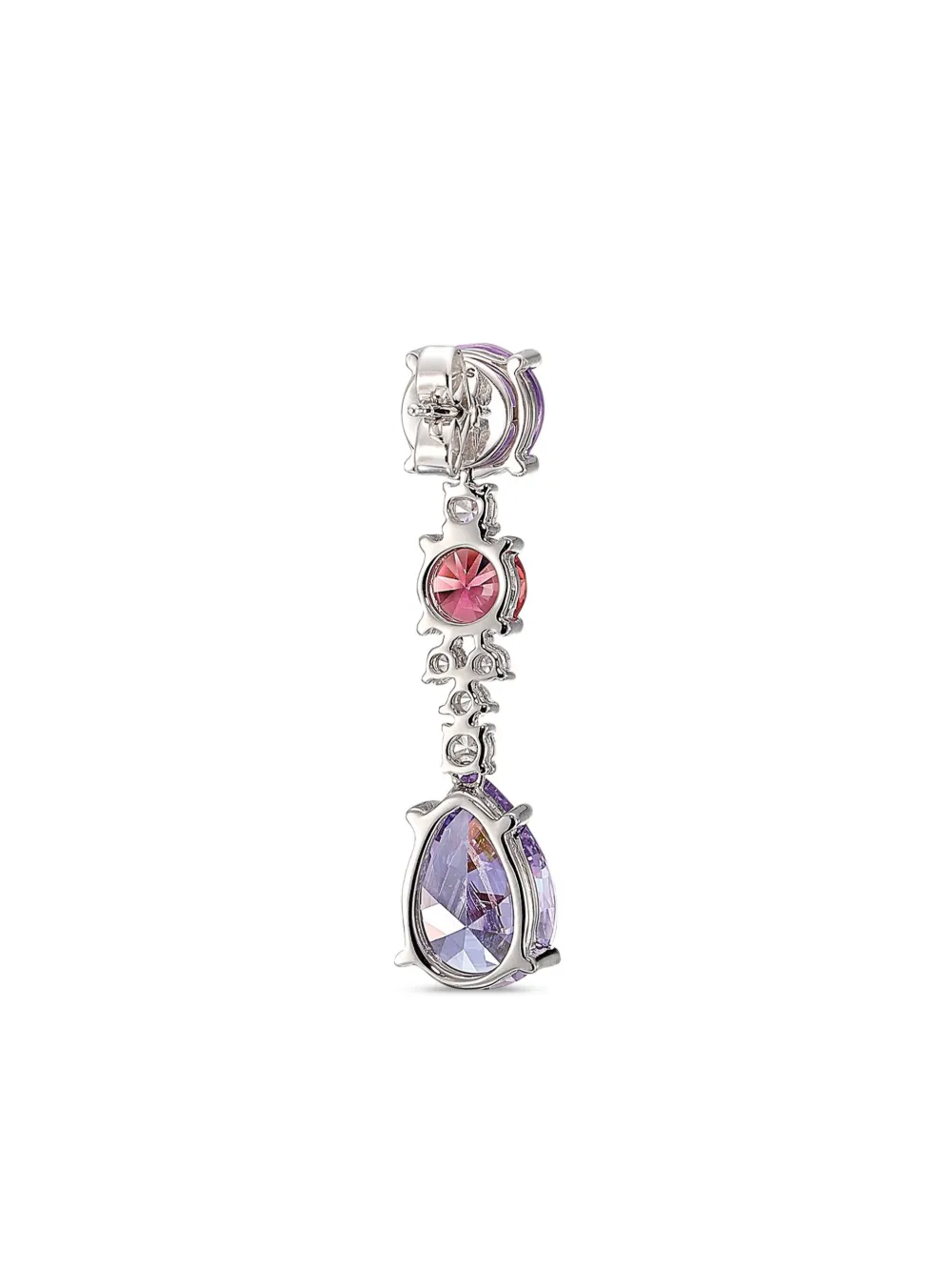 18k White Gold Tutti Frutti Earrings
