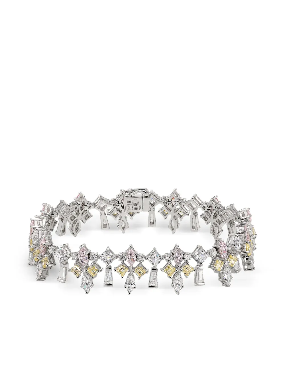 Anabela Chan Diamond Fleur-De-Lys Bracelet | Silver | Image 1