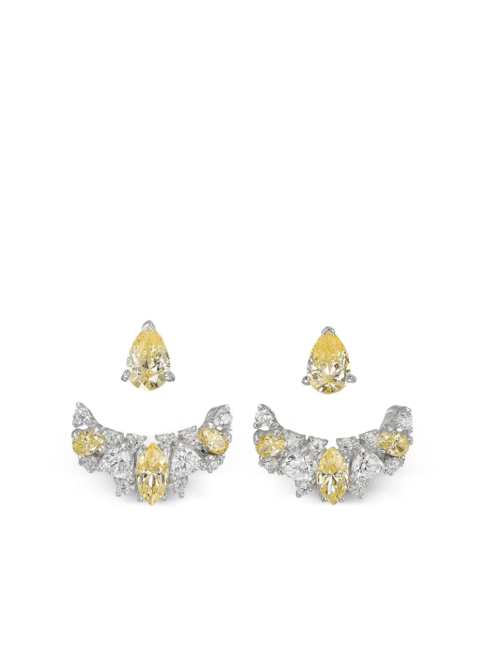 18K white gold Twinkle diamond earrings