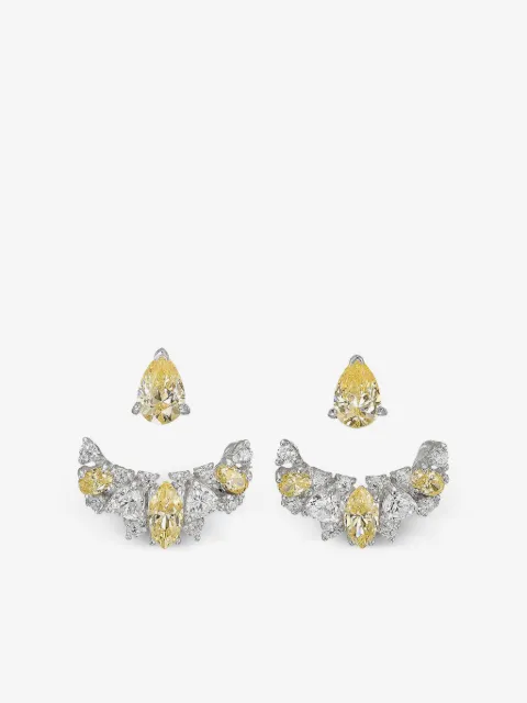 Anabela Chan 18K white gold Twinkle diamond earrings
