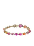 Anabela Chan 18K yellow gold vermeil Sunset Nova multi-stone bracelet - Orange
