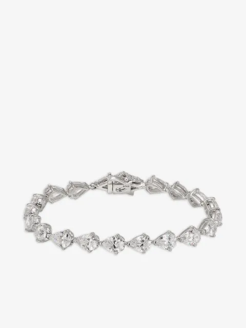 Anabela Chan rhodium vermeil Diamond Nova Eternity bracelet