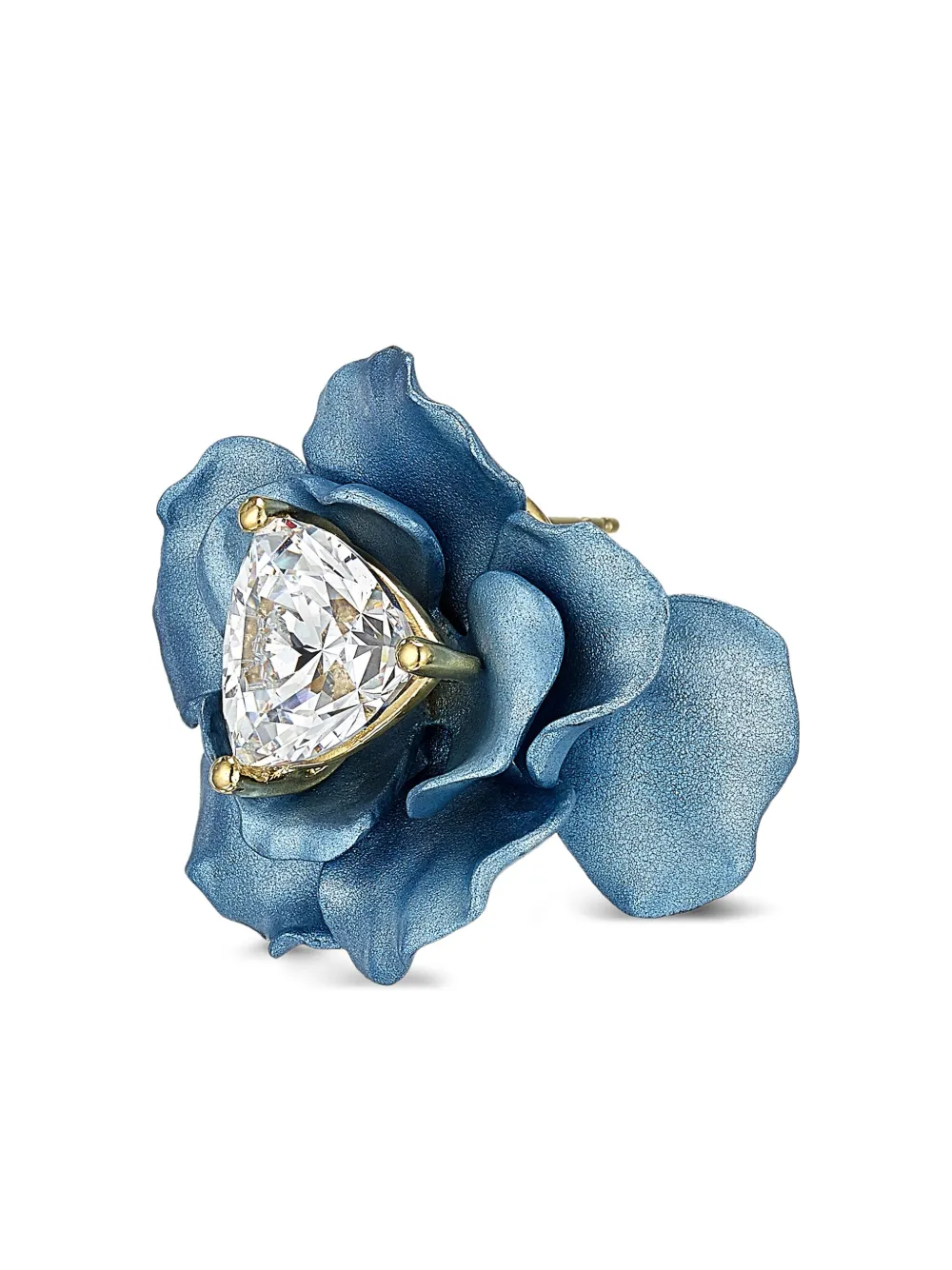 Anabela Chan 18k Yellow Gold Diamond Rose Gold Earrings In Multi