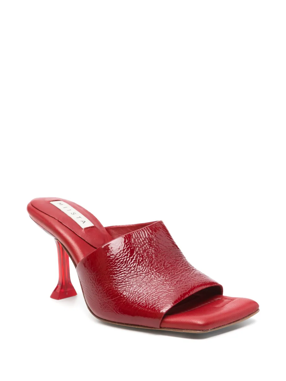 Miista 80mm Miri sandals Red