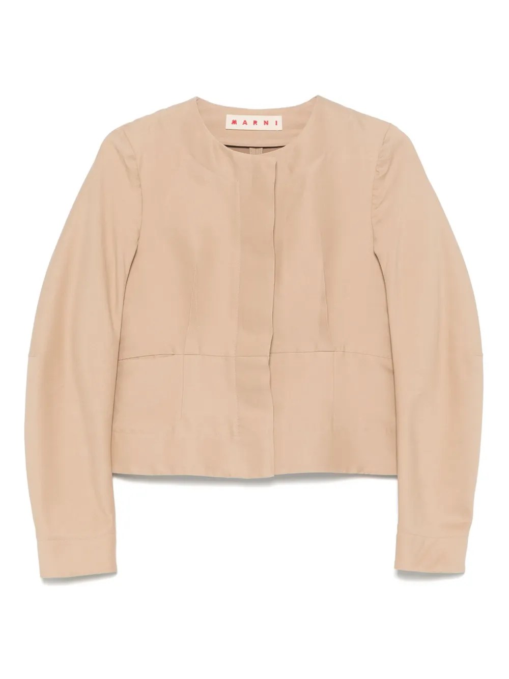 Marni Pre-Owned Giacca in seta e cotone anni 2010 | toni neutri | Image 1