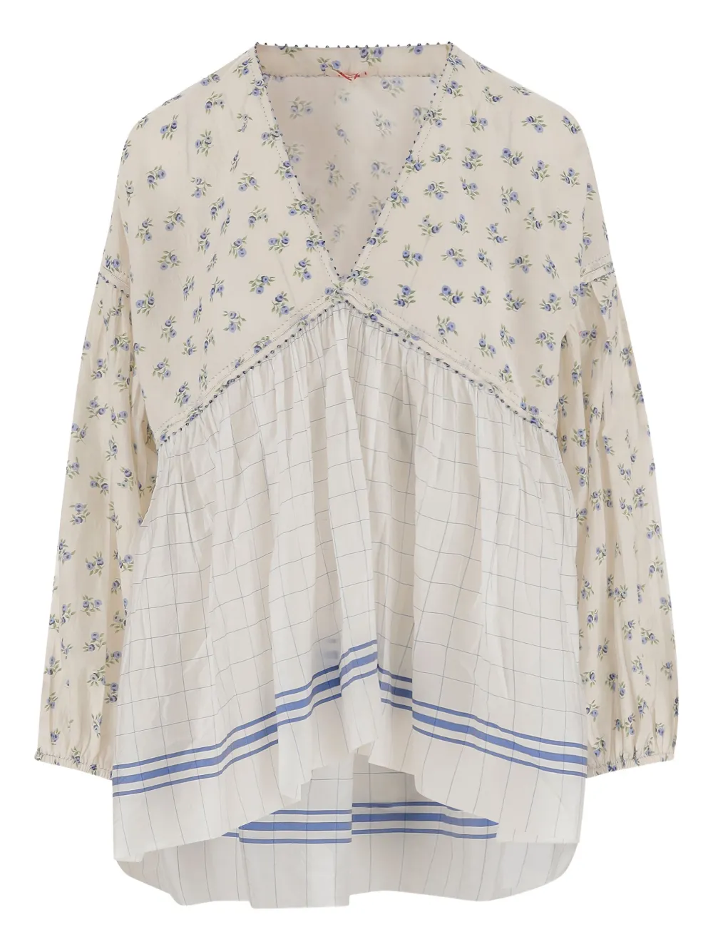 Pero silk-blend blouse - ホワイト Pero silk-blend blouse - ホワイト