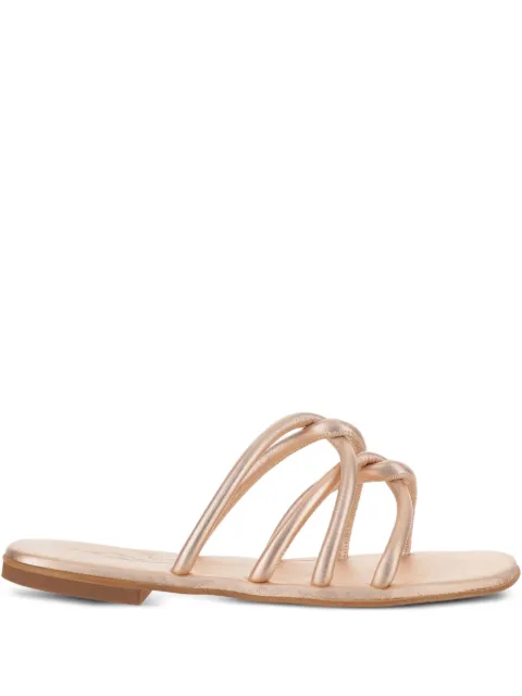 KIMA leather flat sandals