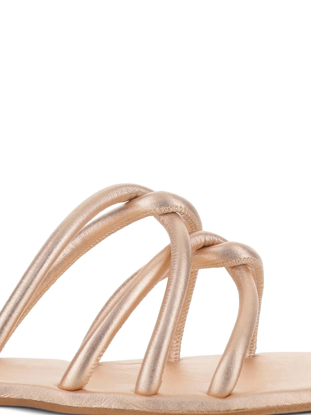 KIMA leather flat sandals Pink