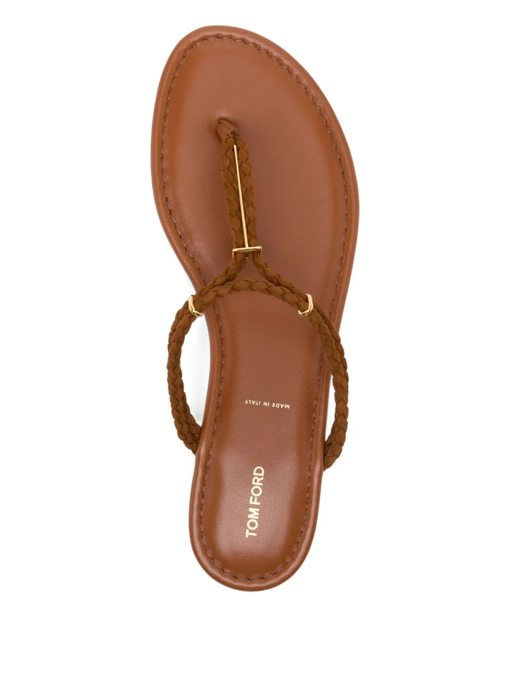TOM FORD lily thong sandals Brown