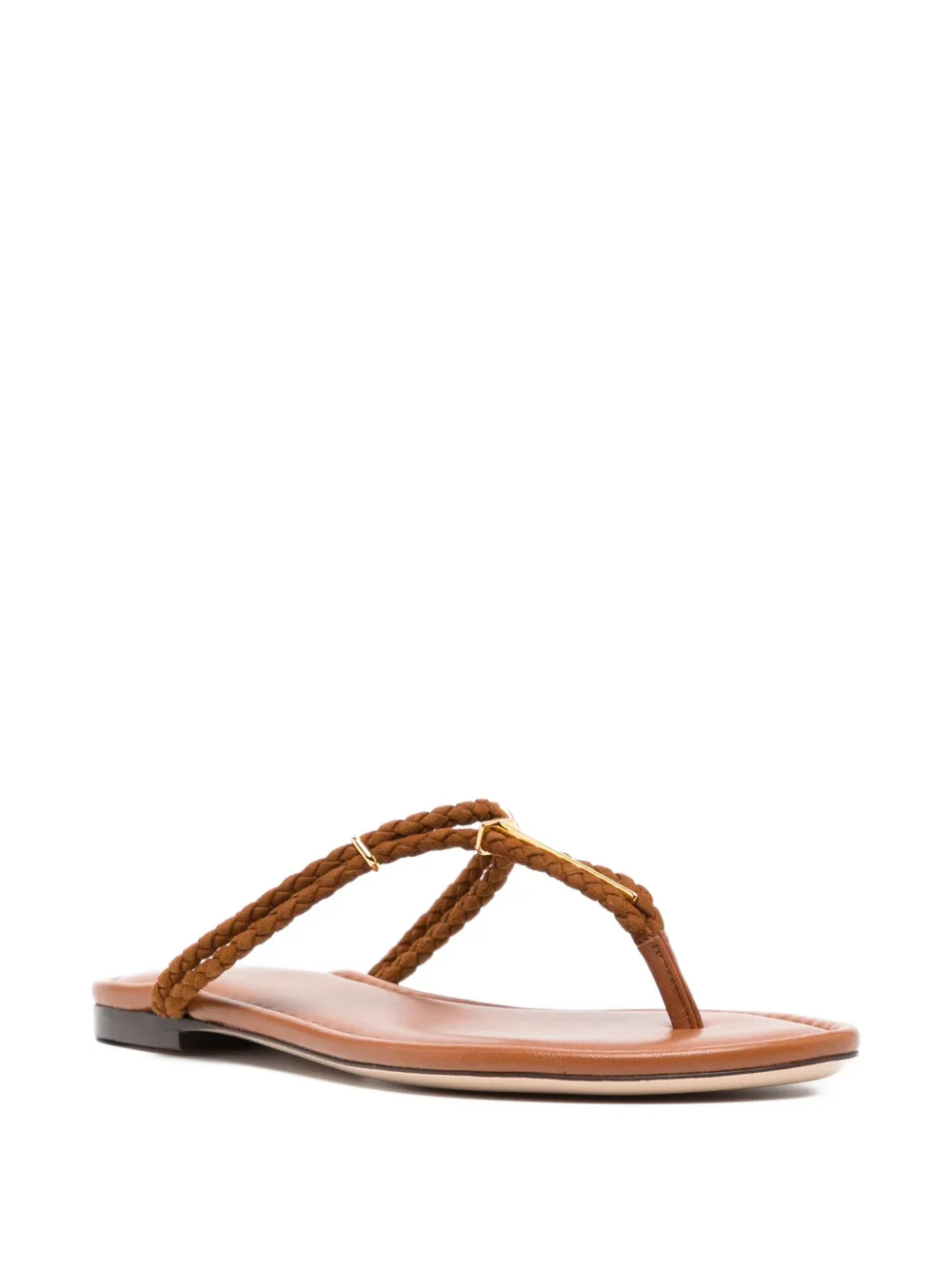 TOM FORD lily thong sandals Brown
