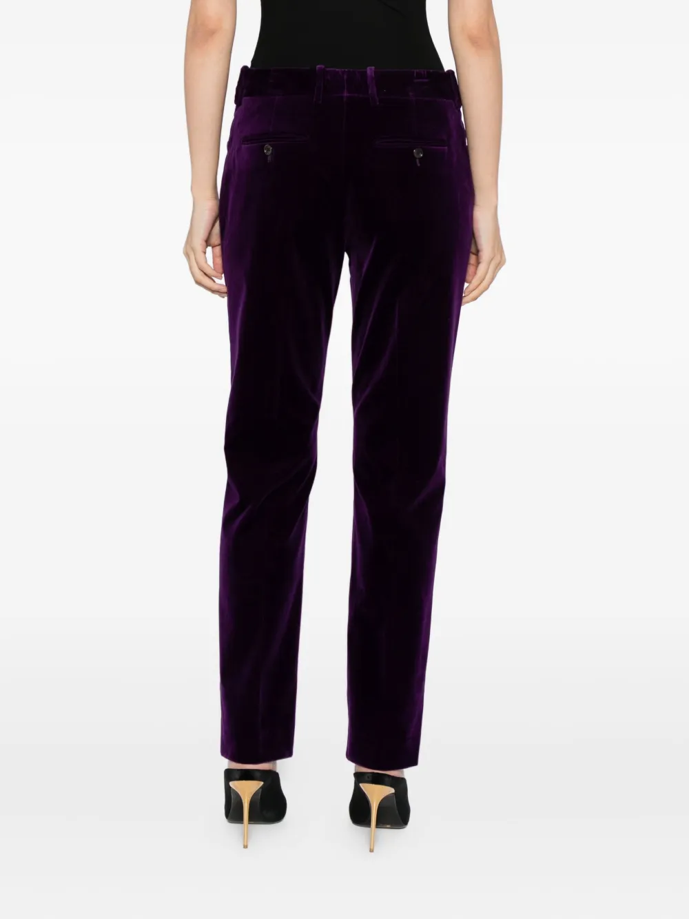 Tom Ford Straight-leg Trousers In Purple