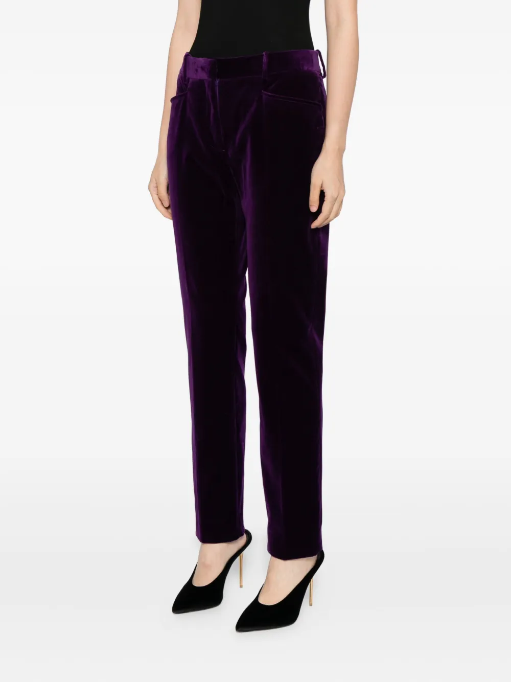 TOM FORD Straight broek Paars