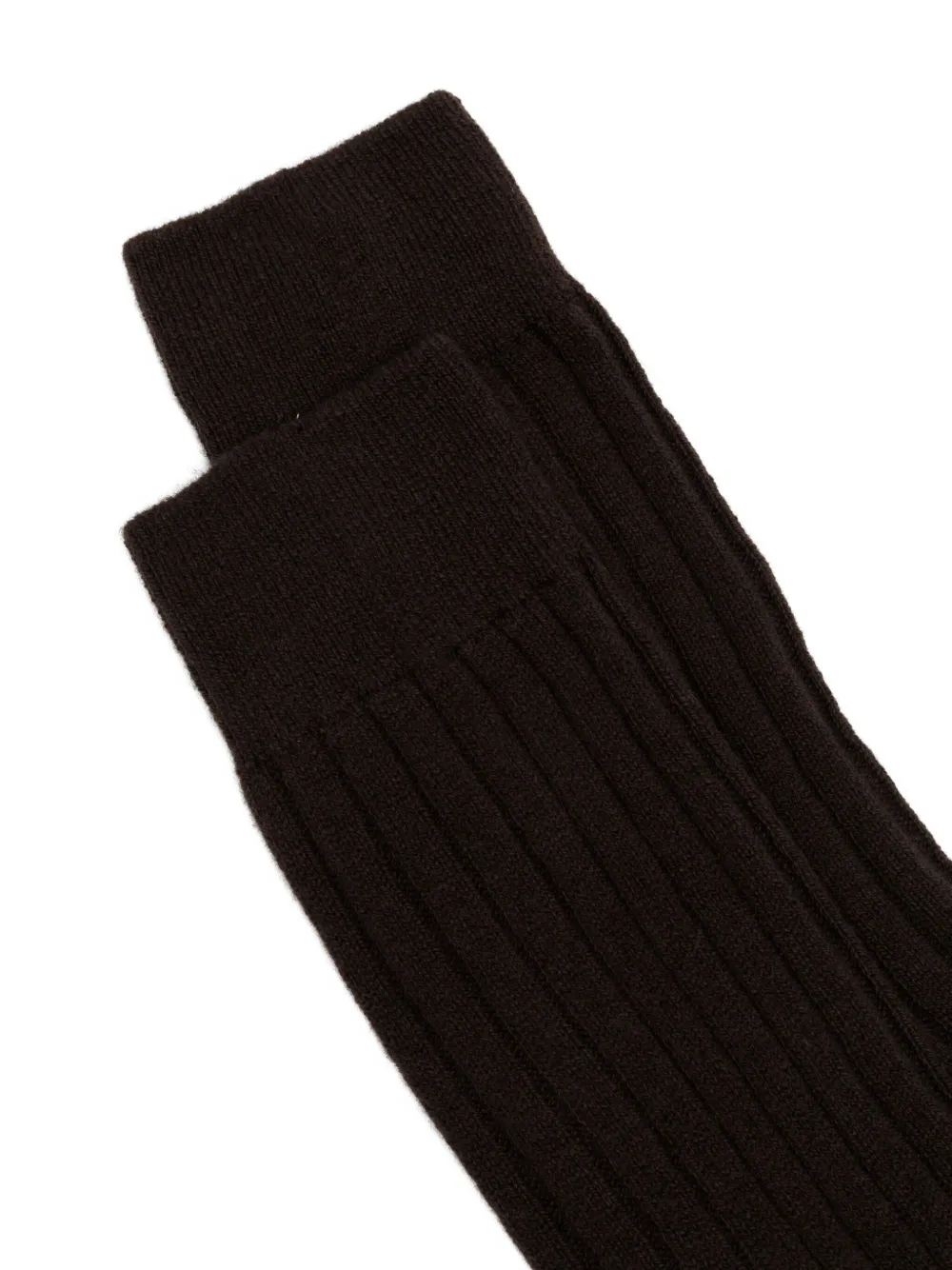 TOM FORD Geribbelde sokken Bruin