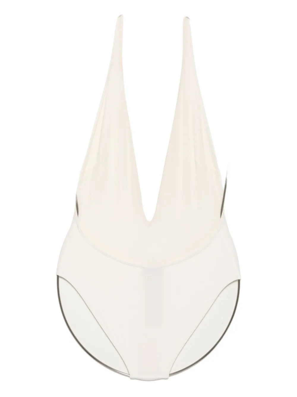 TOM FORD Badpak met watervalhals Beige