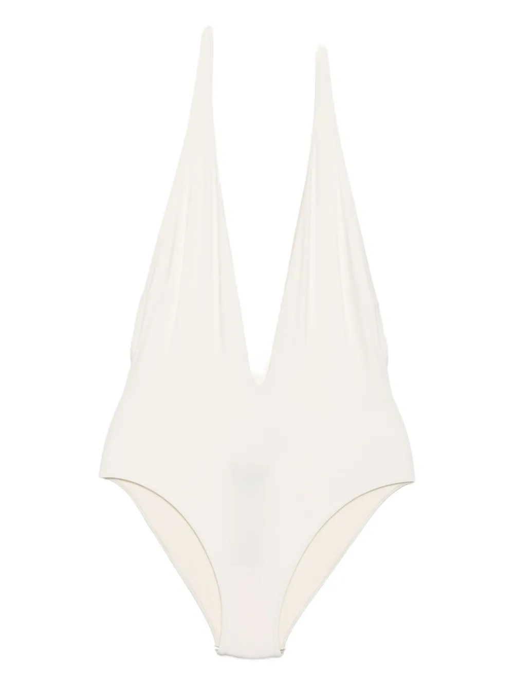 TOM FORD plunging haler one-piece swimsuit - Toni neutri