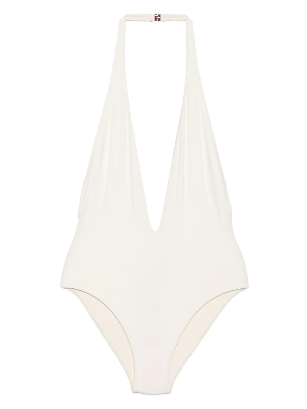 TOM FORD Badpak met watervalhals Beige