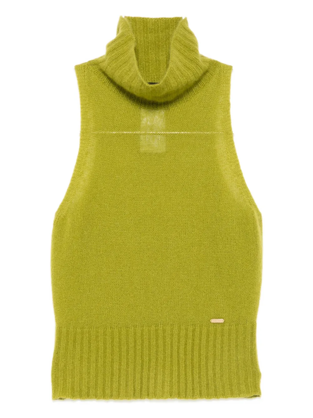 Tom Ford Logo-plaque Vest In Green