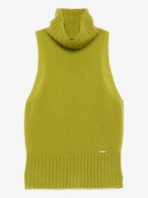 TOM FORD logo-plaque vest