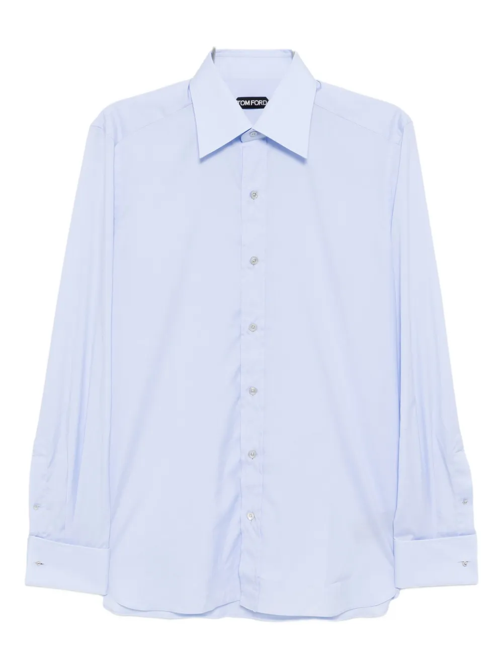 TOM FORD Gingham shirt - Blu