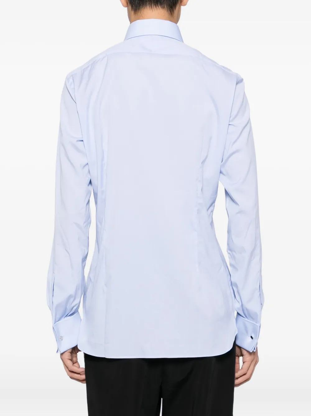TOM FORD Overhemd met gingham ruit Blauw