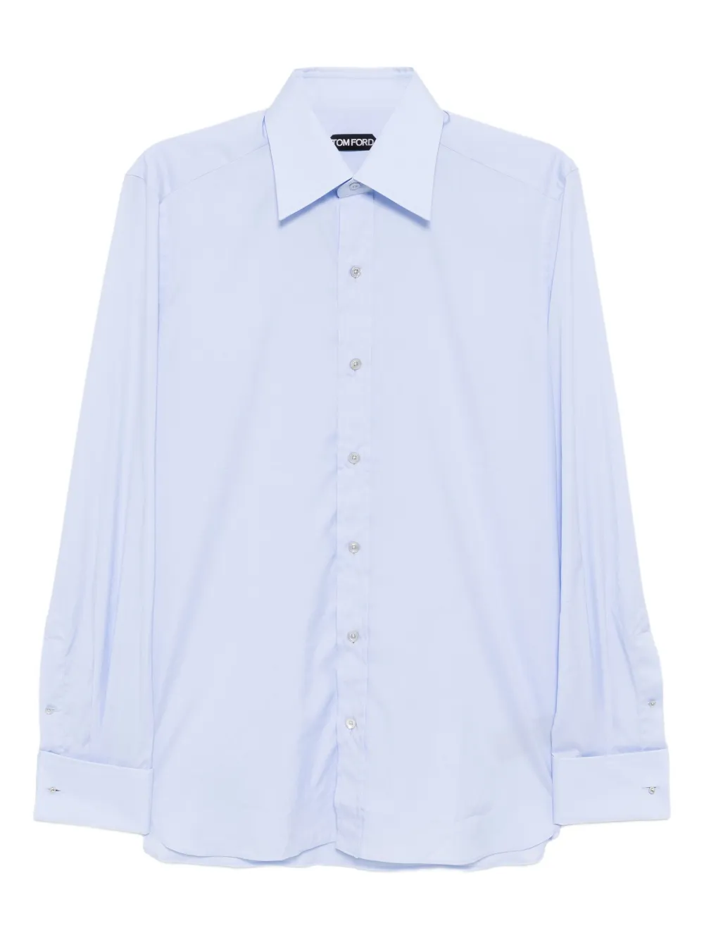 TOM FORD Overhemd met gingham ruit Blauw