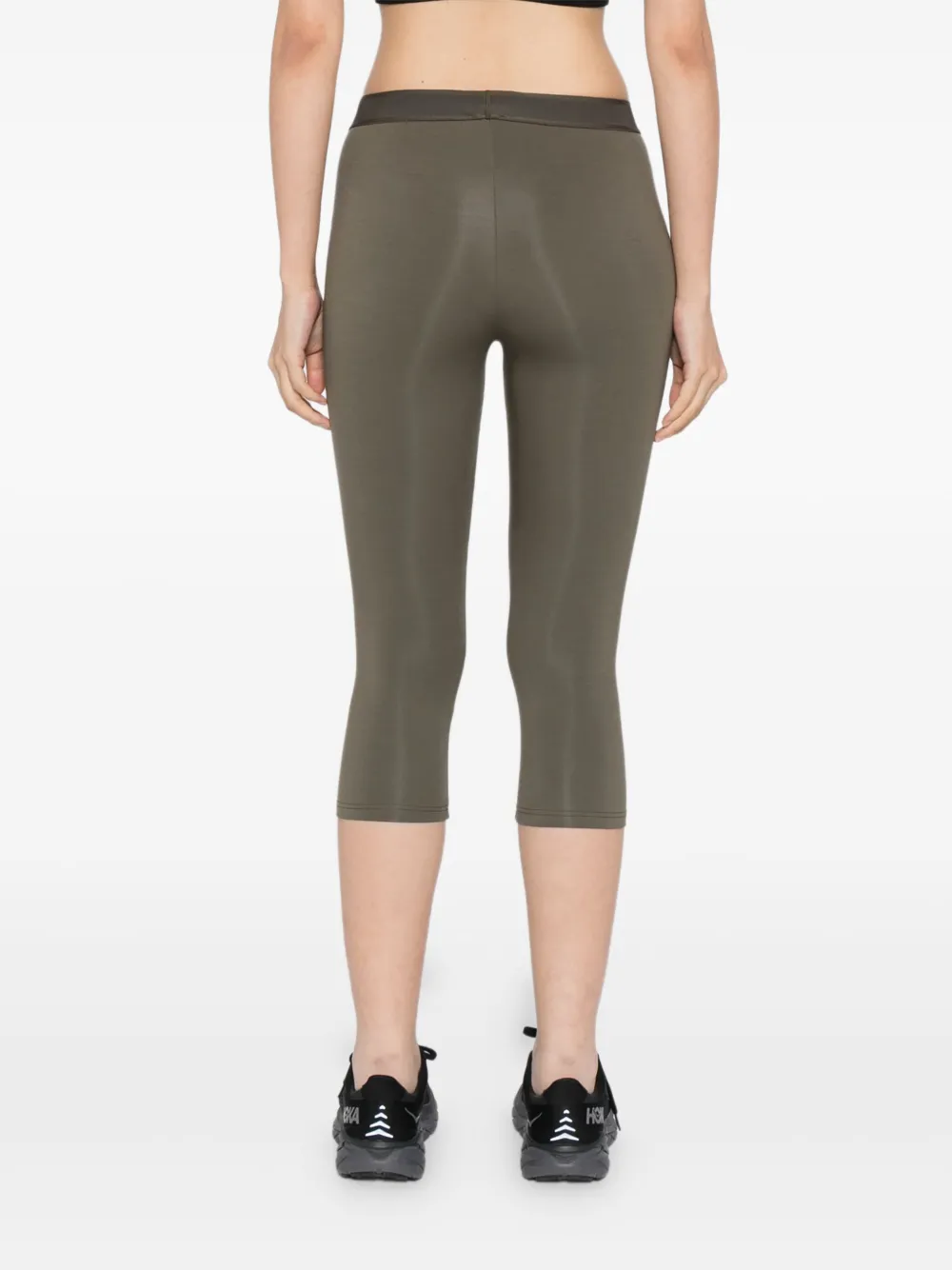 Tom Ford Logoed Yoga Pants In Green