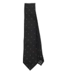 TOM FORD polka-dot tie - Black