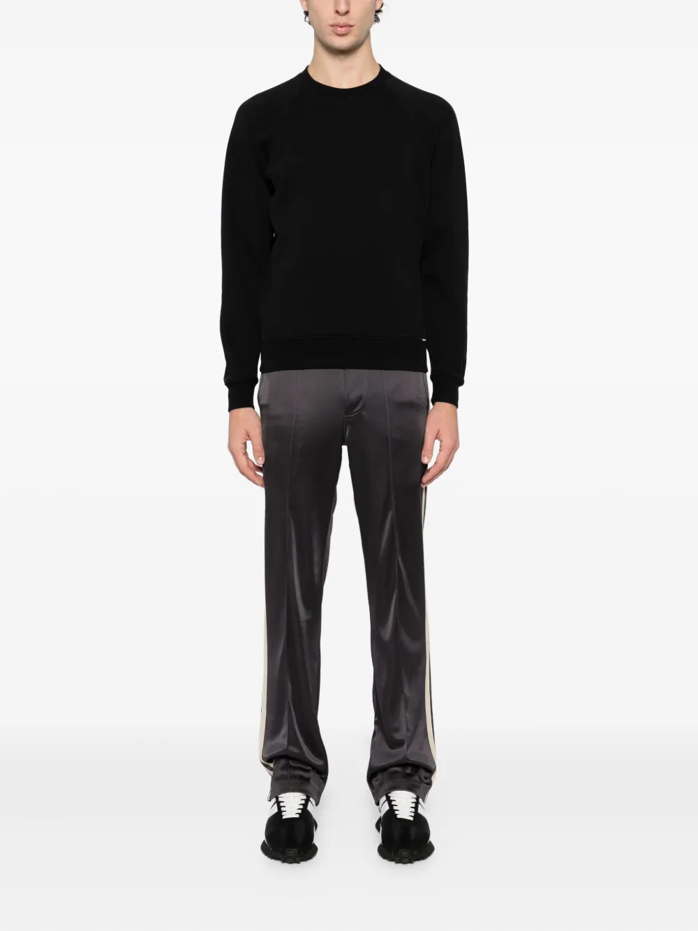 TOM FORD Sweater met logopatch - Zwart