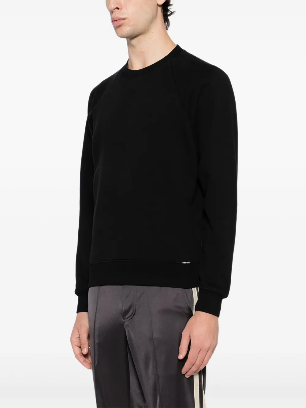 TOM FORD Sweater met logopatch Zwart