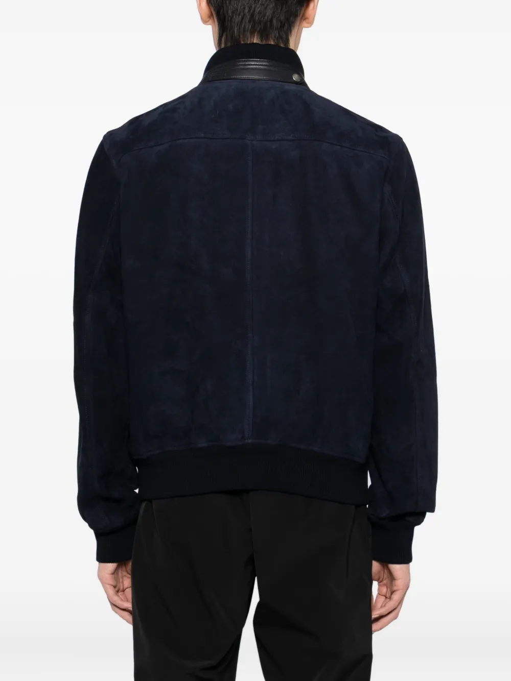 TOM FORD Jack van lamsleer-suède Blauw
