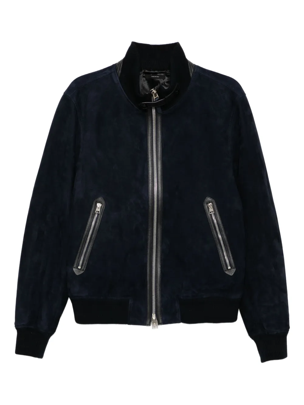 TOM FORD Jack van lamsleer-suède Blauw