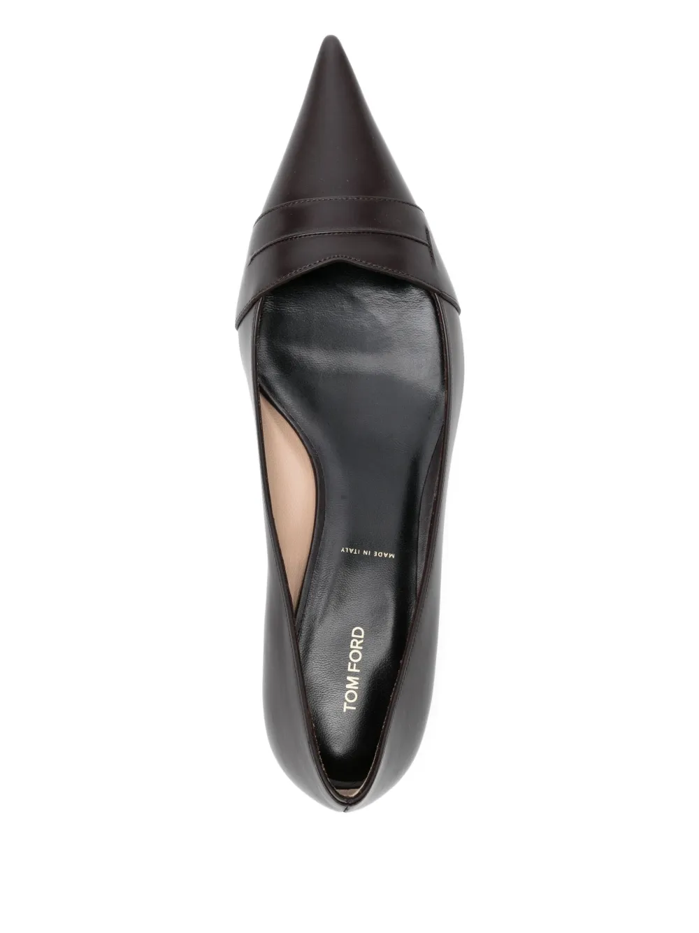 Tom Ford Eva Flat Pumps In Brown