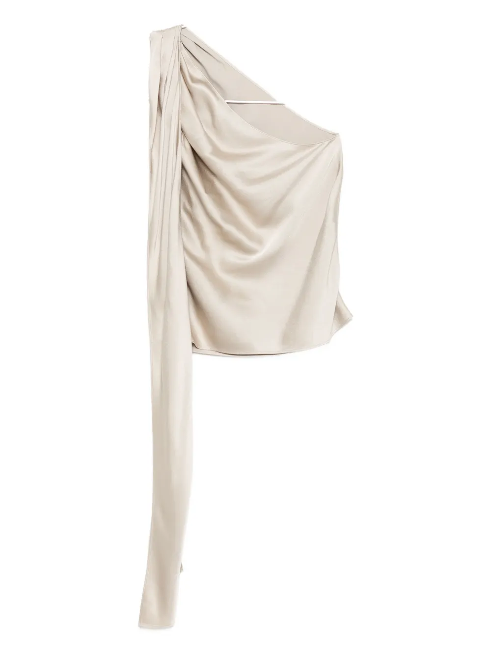 Tom Ford One Shoulder Top In Neutral