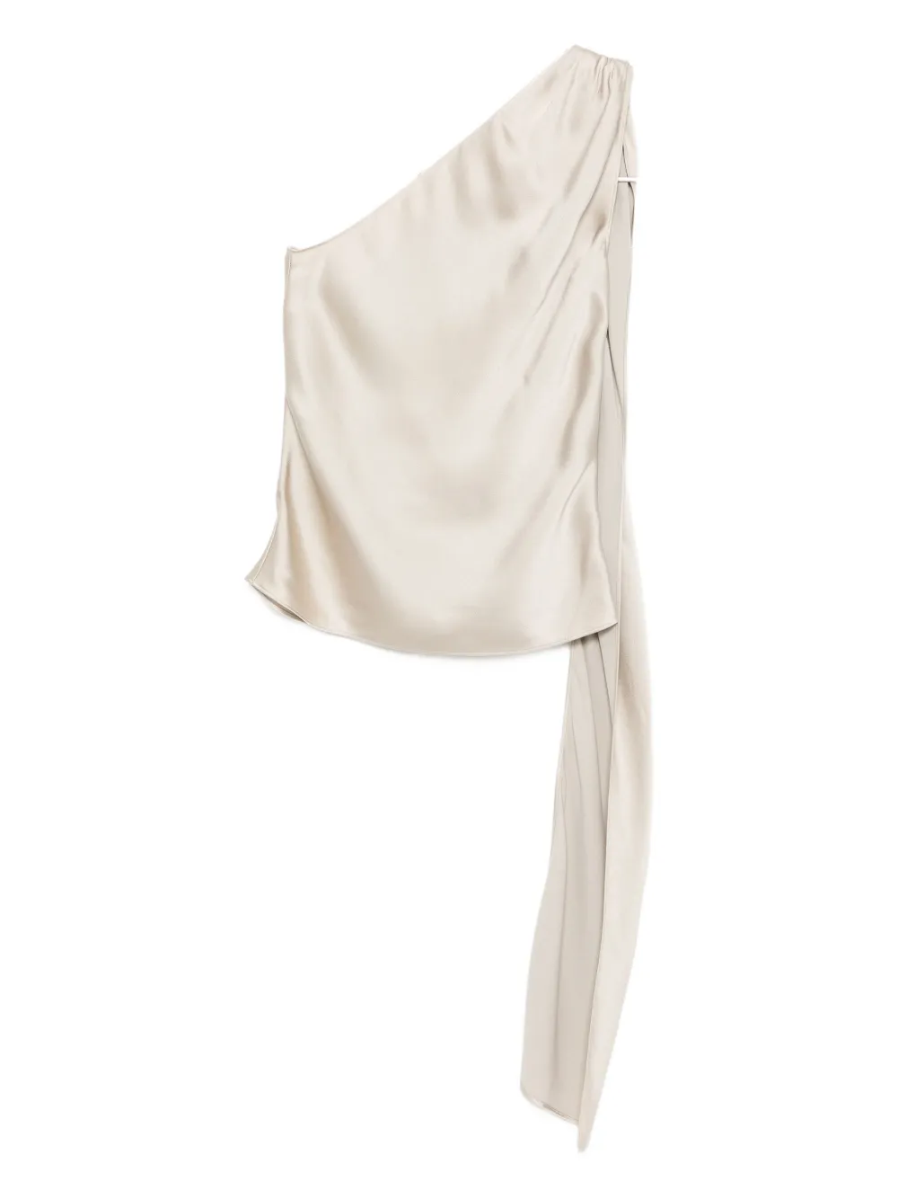Tom Ford One Shoulder Top In Neutral