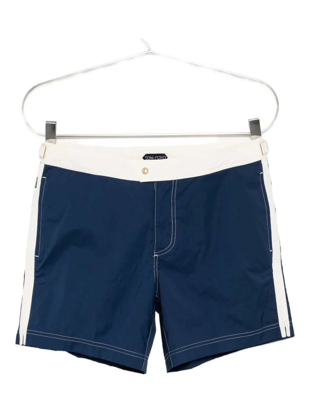 Tom Ford Swim Short In Blue