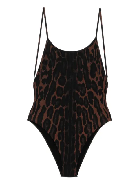 TOM FORD leopard-print swimsuit