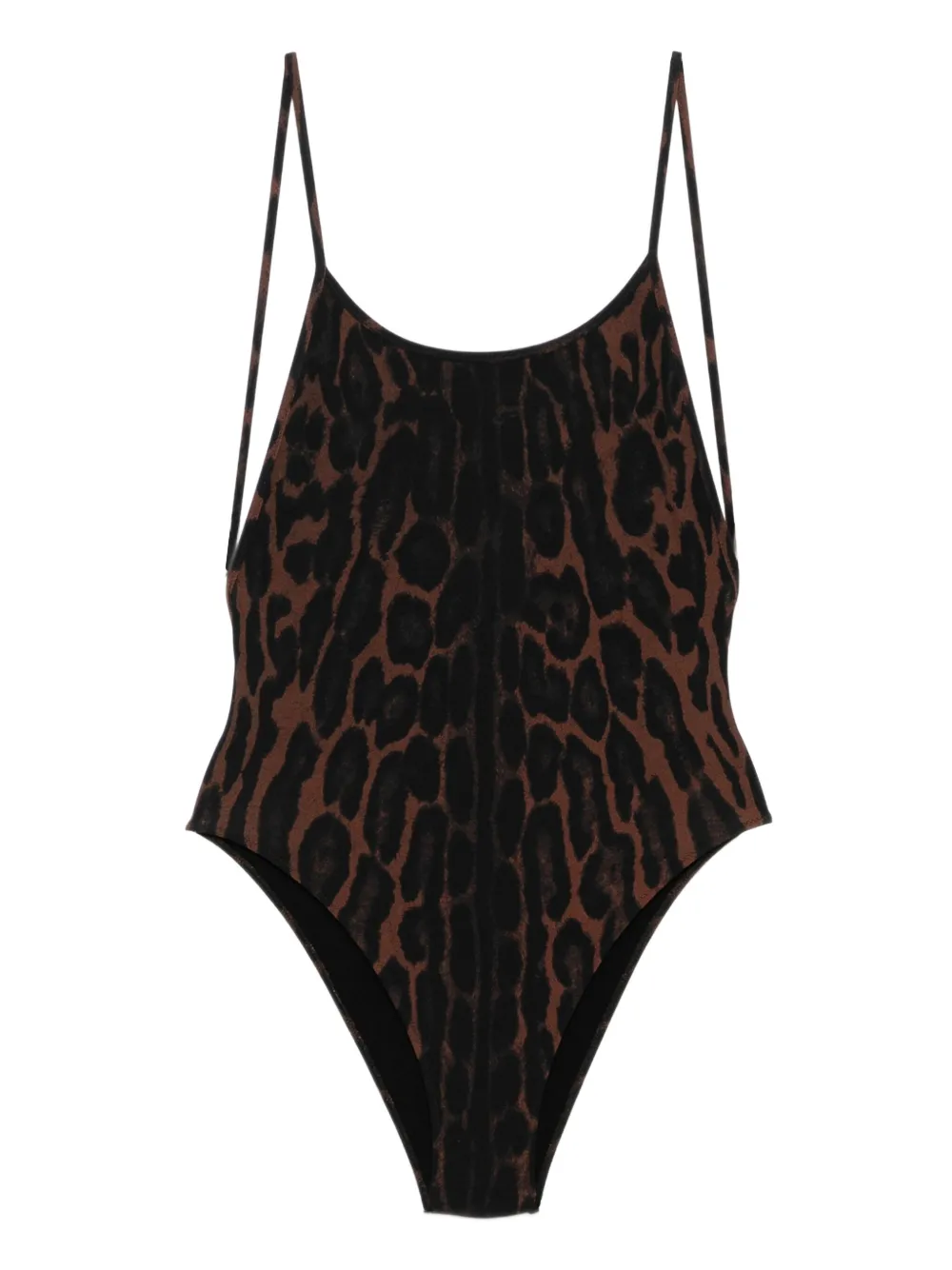 TOM FORD leopard-print swimsuit Bruin