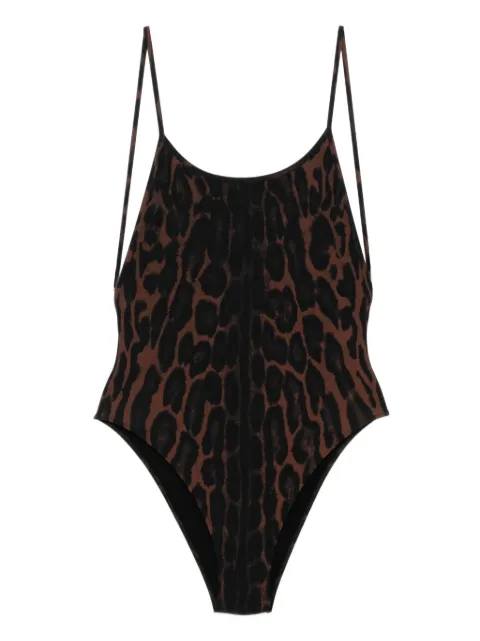 TOM FORD leopard-print swimsuit