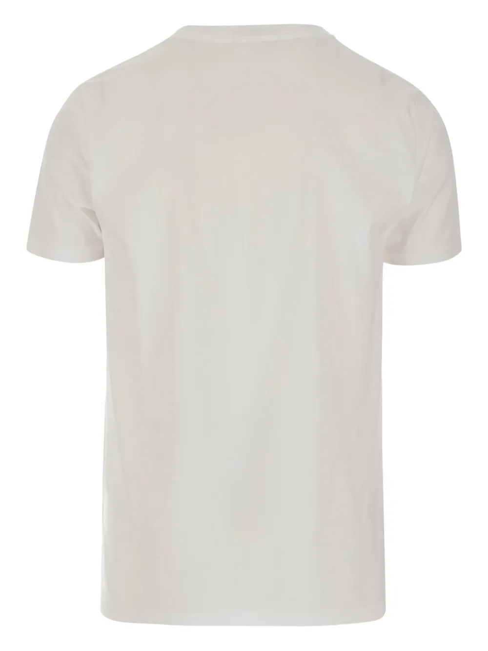 BLACK SCORE COTTON T-SHIRT
