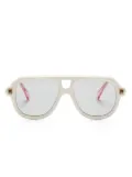 Kuboraum Q4 sunglasses - Neutrals