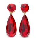 Carolina Herrera crystal earrings - Gold