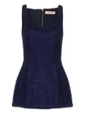 Carolina Herrera tweed top - Blue